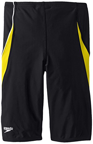 Speedo Men's Swimsuit Jammer PowerFlex Eco Taper Splice Team Colors - Manufacturer Discontinued