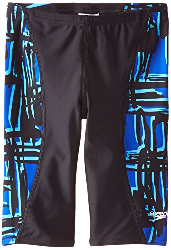 Speedo Men's Swimsuit Jammer PowerFlex Eco Must Be It Team Colors - Manufacturer Discontinued