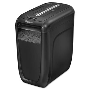 fellowes 4606001 cross-cut shredder, 10sht cap, 9-1/4-inch x14-5/8-inch x16-inch , black