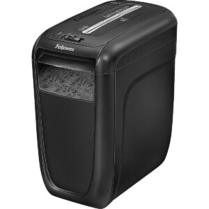 Fellowes 4606001 Cross-Cut Shredder, 10Sht Cap, 9-1/4-Inch x14-5/8-Inch x16-Inch , Black