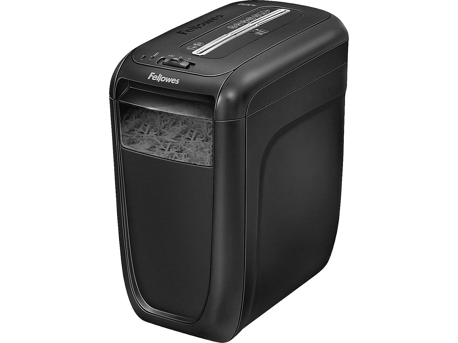 Fellowes 4606001 Cross-Cut Shredder, 10Sht Cap, 9-1/4-Inch x14-5/8-Inch x16-Inch , Black