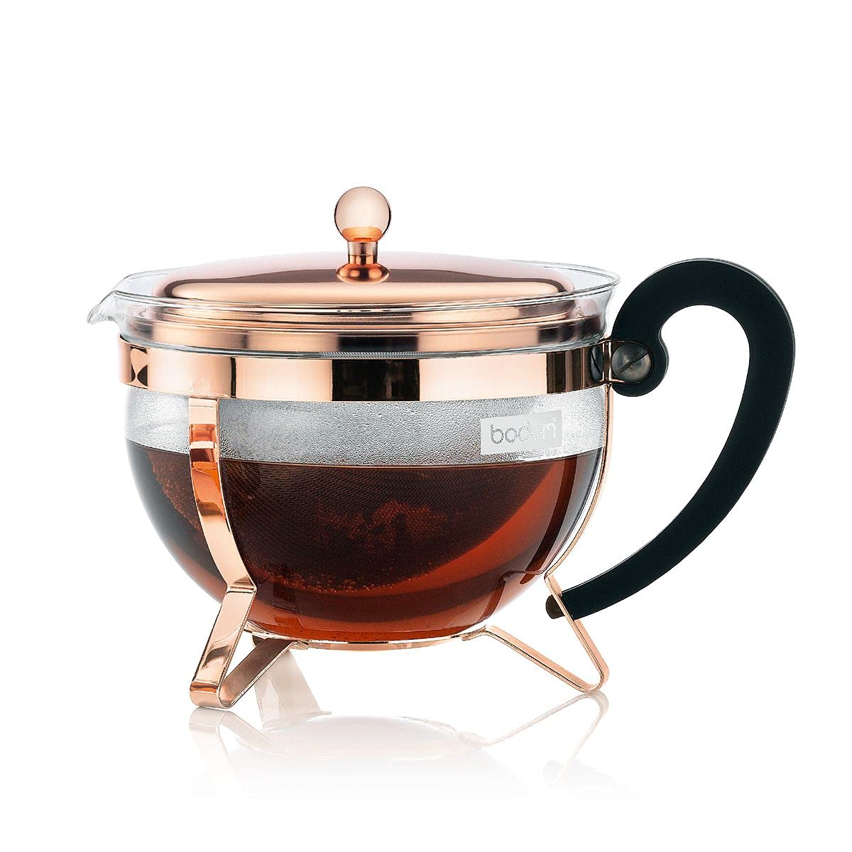 Bodum Chambord Copper Classic Teapot, 44 ounce