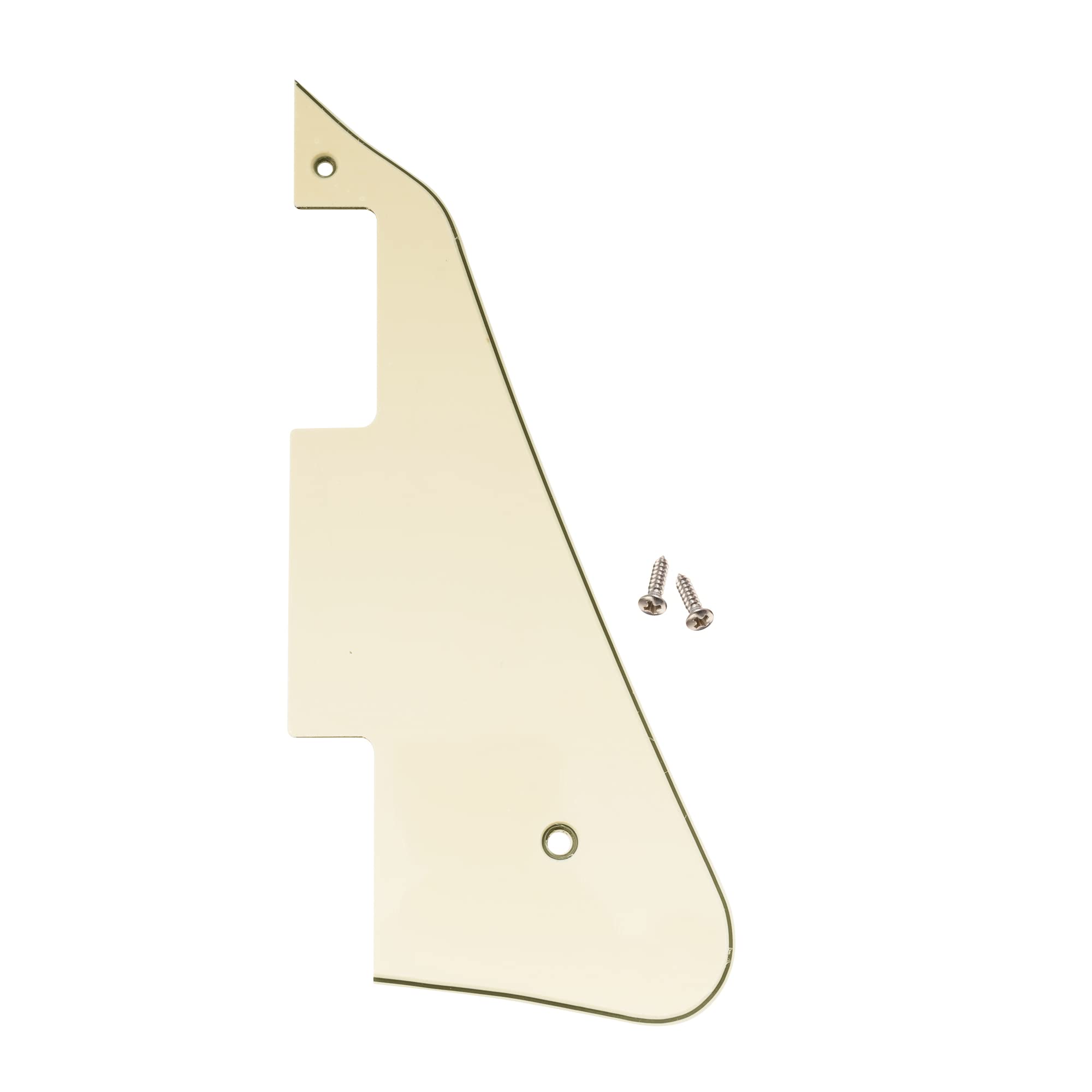 Musiclily Electric Guitar Pickguard for Les Paul Modern Style, 3Ply Cream