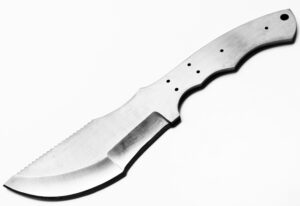 whole earth supply d-2 steel tracker knife making blank blade hunting skinning skinner d2 knives