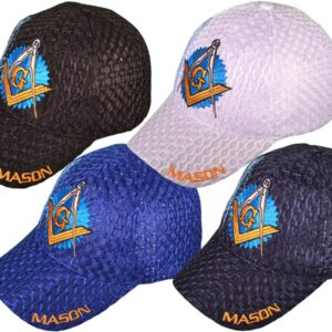 KYS **Dozen Pack** Wholesale ''Mason' Masonic Baseball Hats Caps (Assorted - 20671)