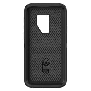 OtterBox Samsung Galaxy S9+ Defender Series Case - BLACK, rugged & durable, with port protection, includes holster clip kickstand