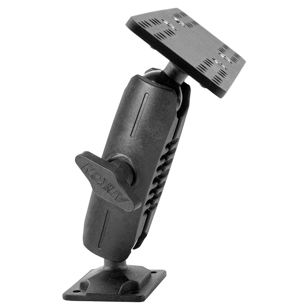 ARKON Mounts - Universal Fish Finder Mount , 360-Degree Rotation , Adjustable Positioning , 25mm/1 Inch Ball , Compatible with Garmin, Lowrance and More