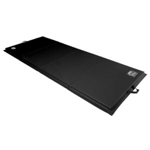 We Sell Mats 4 ft x 10 ft x 2 in Personal Fitness & Exercise Mat, Lightweight and Folds for Carrying, Black