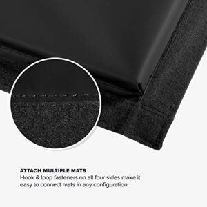 We Sell Mats 4 ft x 10 ft x 2 in Personal Fitness & Exercise Mat, Lightweight and Folds for Carrying, Black