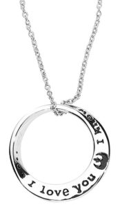 star wars "i love you i know mobius necklace