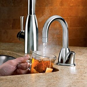 InSinkErator HOT100 Instant Hot Water Dispenser System - Faucet & Tank, Chrome, H-HOT100C-SS