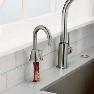 InSinkErator HOT100 Instant Hot Water Dispenser System - Faucet & Tank, Chrome, H-HOT100C-SS