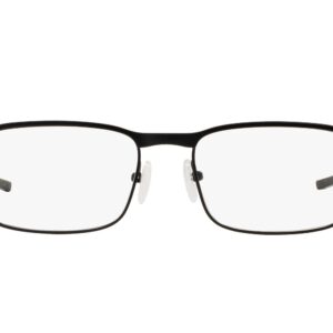 Oakley Men's OX3186 Rectangular Prescription Eyewear Frames, Satin Black, 52mm