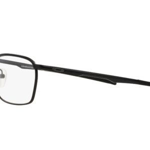 Oakley Men's OX3186 Rectangular Prescription Eyewear Frames, Satin Black, 52mm