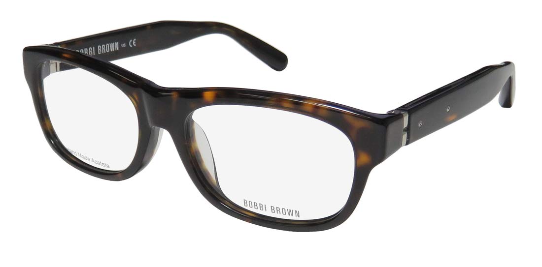 Bobbi Brown The Bobbi Womens/Ladies Rectangular Full-rim Brand Name Glamorous In Style Eyeglasses/Eyeglass Frame (54-16-135, Tortoise)