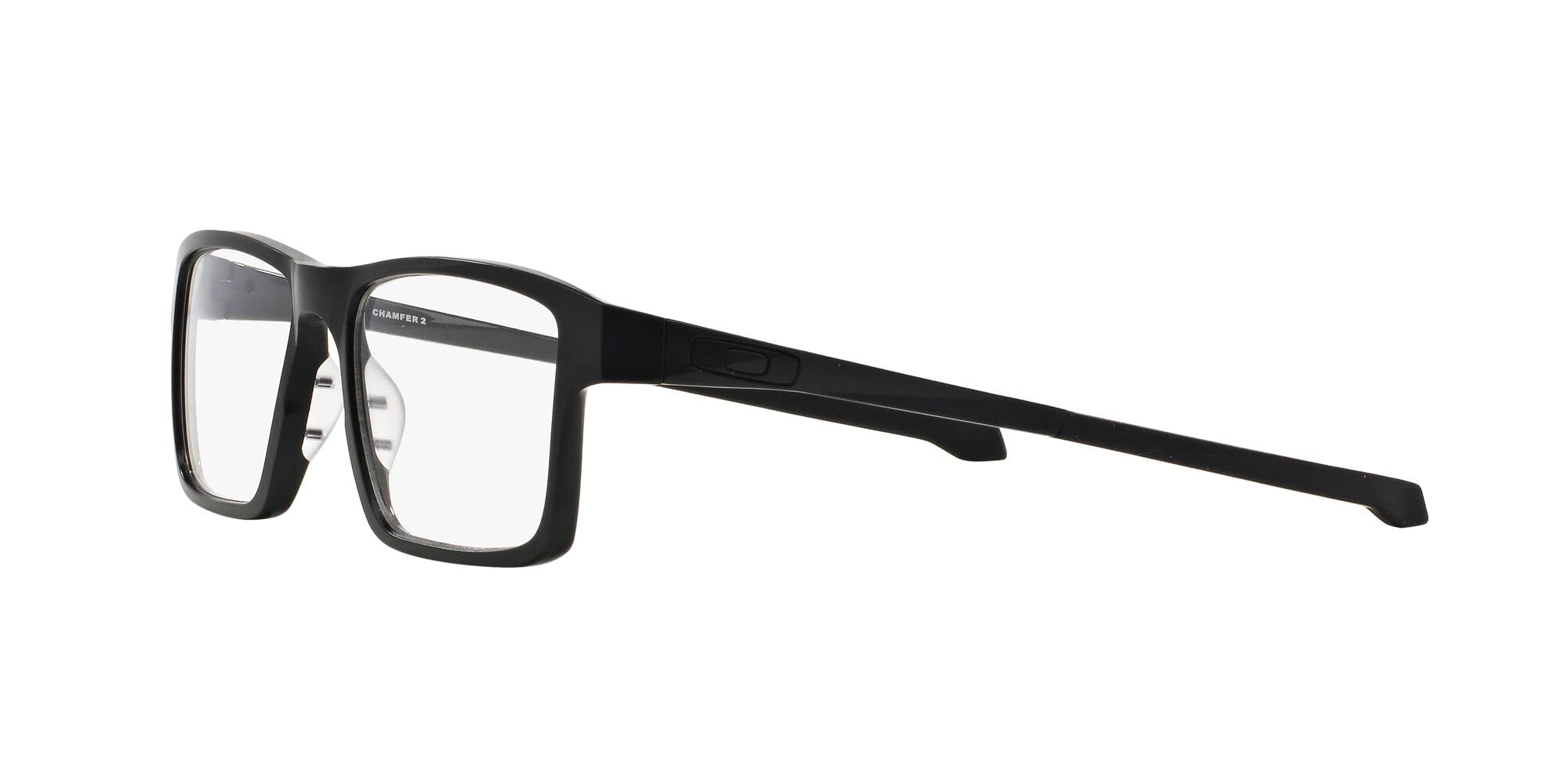 Oakley Men's OX8040 Rectangular Prescription Eyewear Frames, Satin Black, 54mm