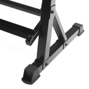 CAP Barbell 3 Tier Dumbbell Rack, 51", Black (RK-14A)