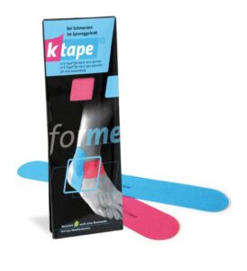 k-tape for me ankle, precut kinesiology tape: cotton and long lasting physiobond adhesive