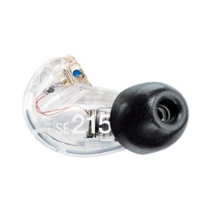 shure se215 left side earphone piece, no cable or clip, clear