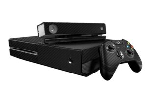 3d carbon fiber black - air release vinyl decal mod skin kit by system skins - compatible with microsoft xbox one (xb1)