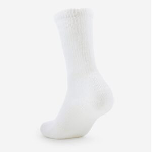 Thorlos Unisex WX Walking Thick Padded Crew Sock, White (3 Pack), Large