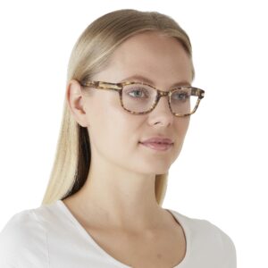 Coach HC6065 Prescription Eyewear Frames, Light Brown Confetti Tortoise/Demo Lens, 51 mm