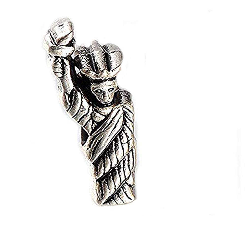 Sexy Sparkles Statue of Liberty Charm Bead for Snake Chain Charm Bracelets