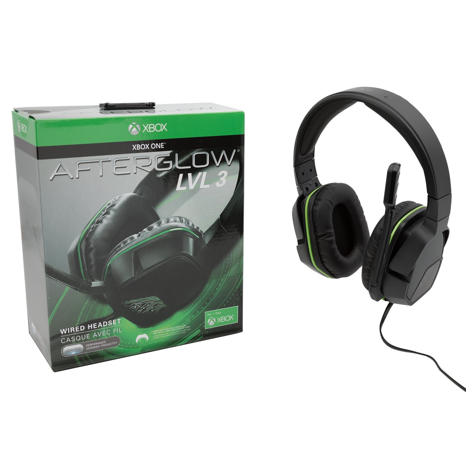 PDP Xbox One Afterglow LVL 3 Stereo Gaming Headset 048-041, Black