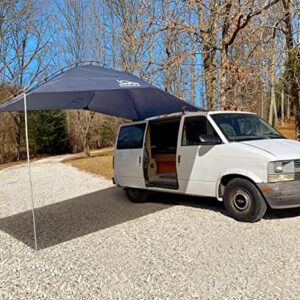 Versatility Camping Tent for Truck Bed,SUV RVing, Van,Trailer and Overlanding Portable Teardrop Awning Canopy Tear Resistant Tarp with 2 Sandbag