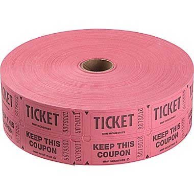 Recycled Staples Double Ticket Roll 2000 Ct - 1 Roll