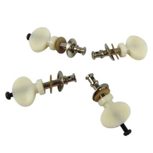 ikn white ukulele tuning pegs pin machines tuners pack of 4