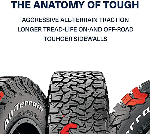 BFGoodrich All Terrain T/A KO2 Radial Car Tire for Light Trucks, SUVs, and Crossovers, 30x9.50R15/C 104S