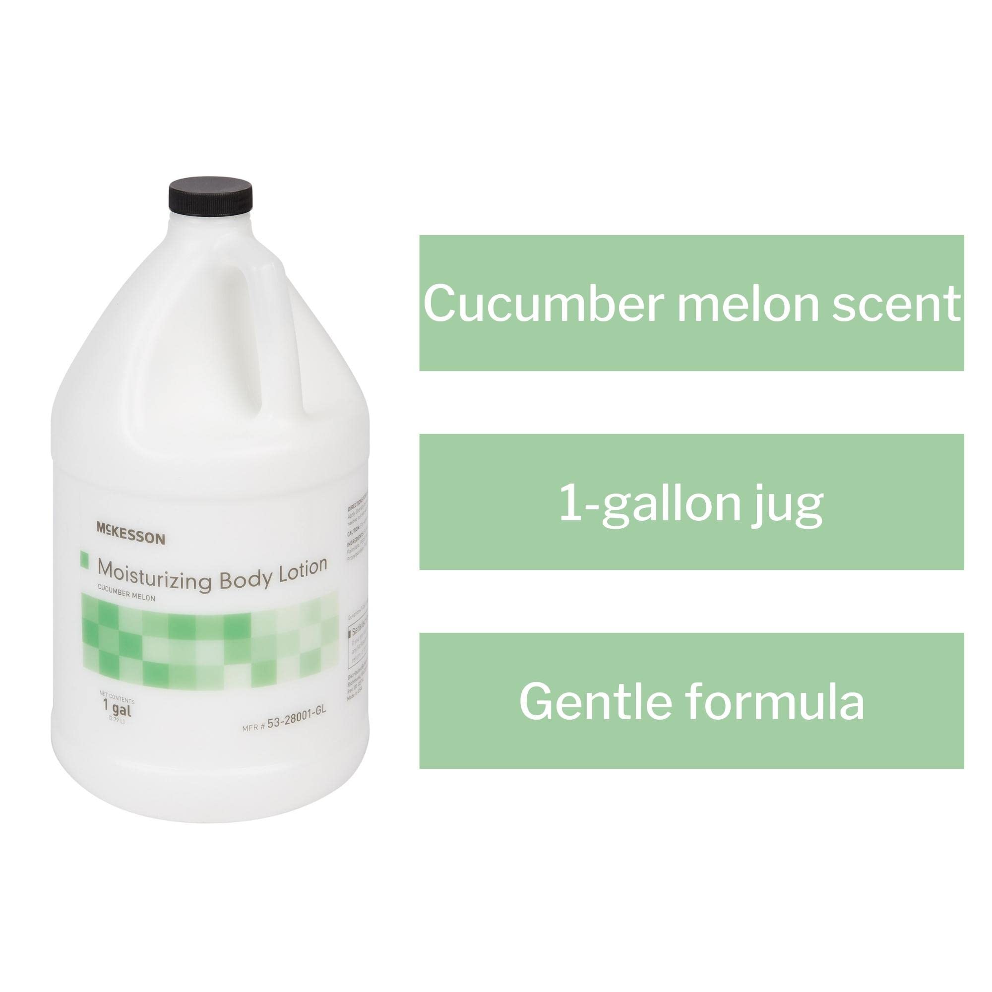 McKesson Moisturizing Body Lotion, Cucumber Melon Scent, 1 gal, 1 Count