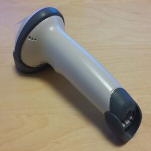 Zebra/Motorola Symbol LS2208 Handheld Barcode Scanner, Includes Stand and USB Cord (White)