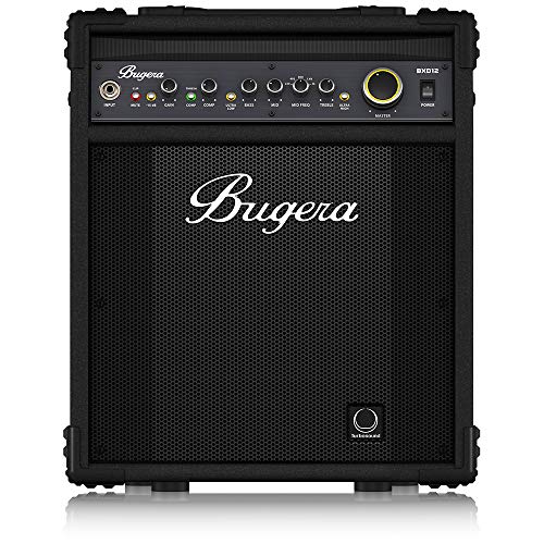 Bugera BXD12 1000 Watt Bass Amplifier with Original 12" Turbosound Speaker, MOSFET Preamp, Compressor and DYNAMIZER Technology