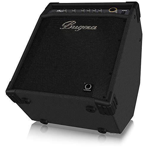 BUGERA BXD15 1000 Watt Bass Amplifier with Original 15" Turbosound Speaker, MOSFET Preamp, Compressor and DYNAMIZER Technology, Black