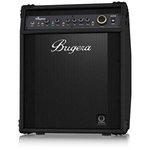 BUGERA BXD15 1000 Watt Bass Amplifier with Original 15" Turbosound Speaker, MOSFET Preamp, Compressor and DYNAMIZER Technology, Black