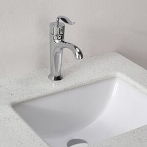 Kraus FUS-13801CH Coda Single Lever Basin Bathroom Faucet, Chrome