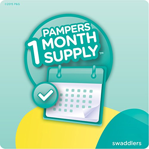 Pampers Swaddlers Disposable Baby Diapers, Size 4, One Month Supply, 164 Count