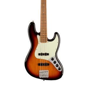 Fender Player Plus Jazz Bass, 3-Color Sunburst, Pau Ferro Fingerboard