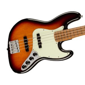 Fender Player Plus Jazz Bass, 3-Color Sunburst, Pau Ferro Fingerboard