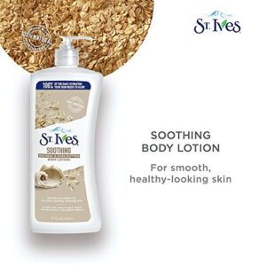 St. Ives Nourish And Soothe Body Lotion, Oatmeal And Shea Butter, 21 Oz