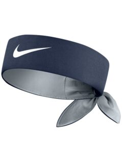 nike head tie headband (midnight navy/white)