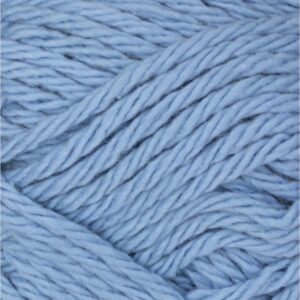 Bernat Handicrafter Cotton Solids Yarn, 1.75 oz, Gauge 4 Medium, 100% Cotton, French Blue