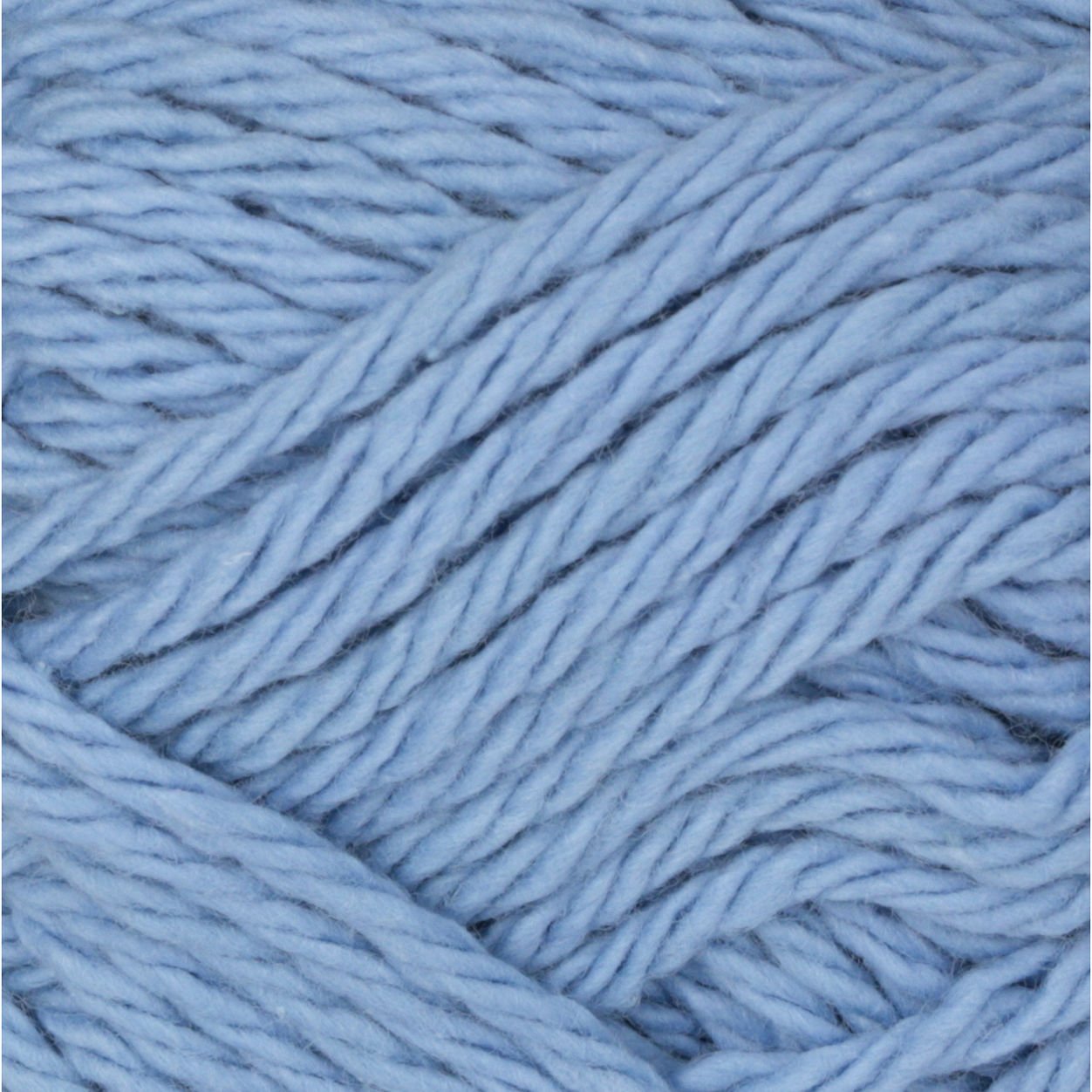 Bernat Handicrafter Cotton Solids Yarn, 1.75 oz, Gauge 4 Medium, 100% Cotton, French Blue