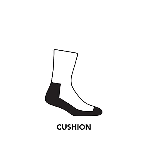 Darn Tough Coolmax Micro Crew Cushion Socks - Men's (Gray/Black, Large)