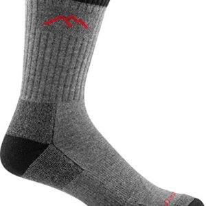 Darn Tough Coolmax Micro Crew Cushion Socks - Men's (Gray/Black, Large)