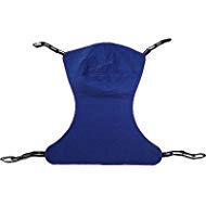 proactive medical full body solid fabric patient lift sling without commode, medium