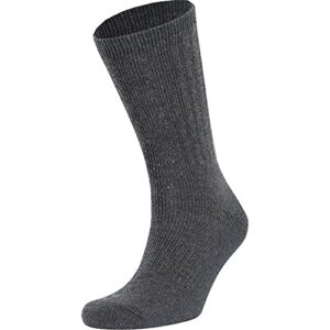 Trespass Mens Stroller Merino Wool Hiking Boot Socks (1 Pair) (US 8-12) (Gray Marl)