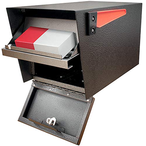 Mail Boss 7508 Curbside Mail Manager Security, Bronze Locking Mailbox